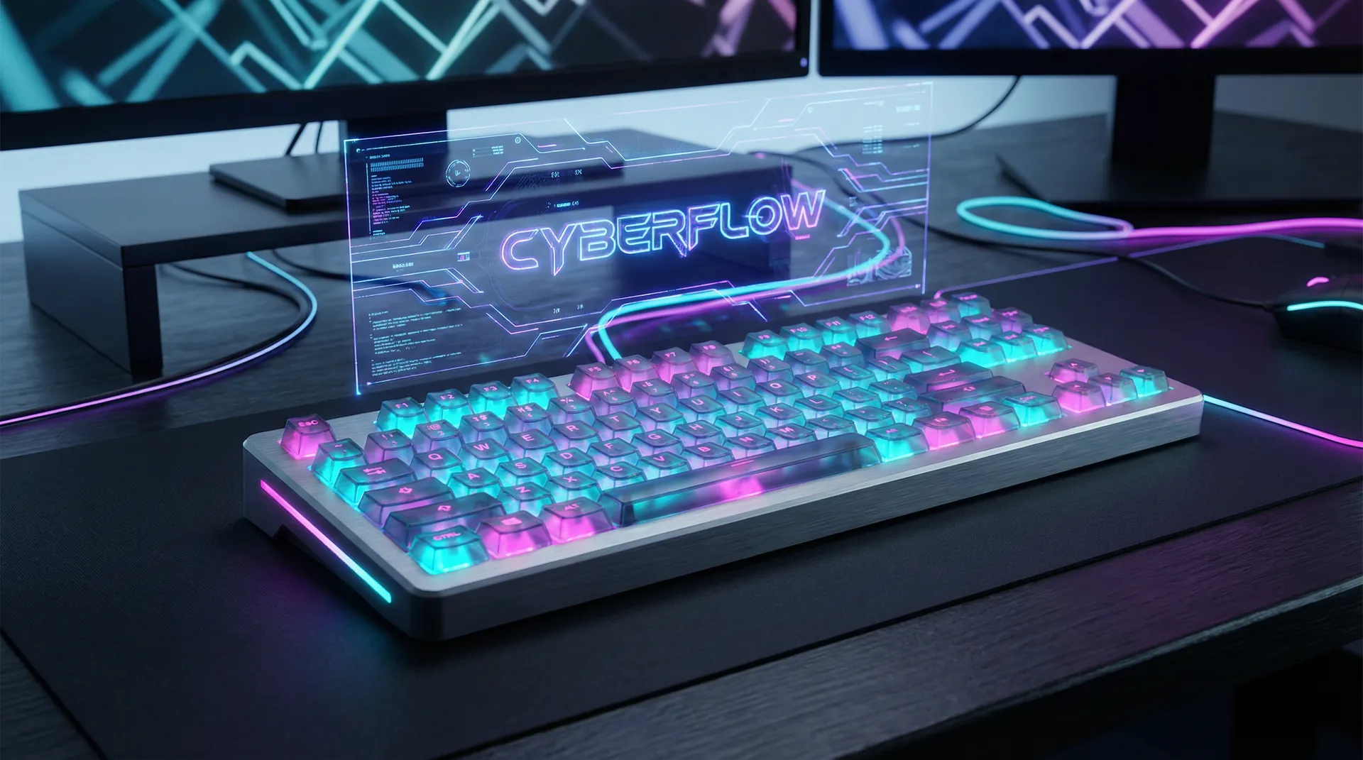 赛博朋克风格机械键盘 - 雷火电竞 外设评测