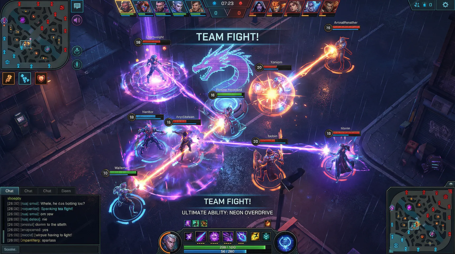 MOBA游戏团战名场面 - 雷火电竞 高能时刻